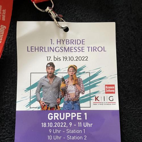 Lehrlingsmesse Eintrittskarte